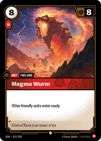 Image for Magma Wurm (011/298) (OGN) - Riftbound: League of Legends Trading Card Game