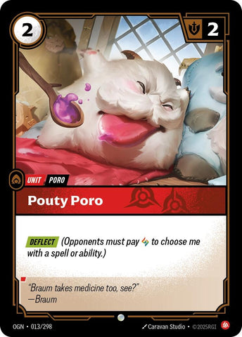 Image for Pouty Poro (013/298) (OGN) - Riftbound: League of Legends Trading Card Game