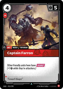 Captain Farron (015/298) (Origins) (Uncommon)