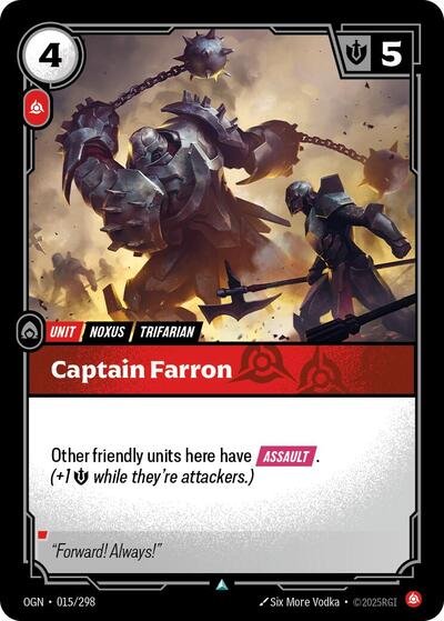 Captain Farron (015/298) (Origins) (Uncommon)