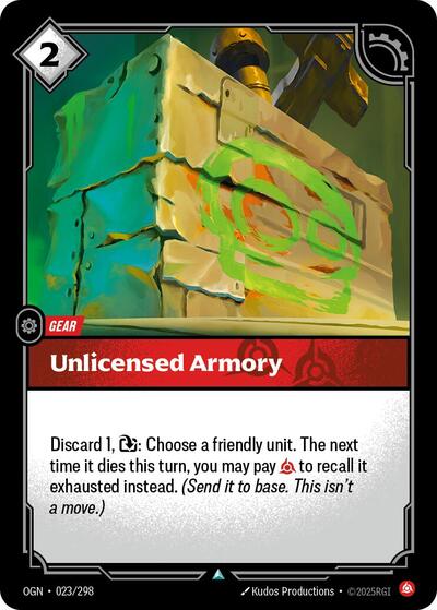 Unlicensed Armory (023/298) (Origins) (Uncommon)