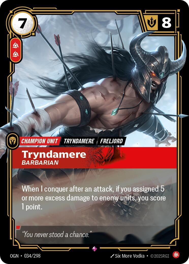 Tryndamere - Barbarian (034/298) (OGN)