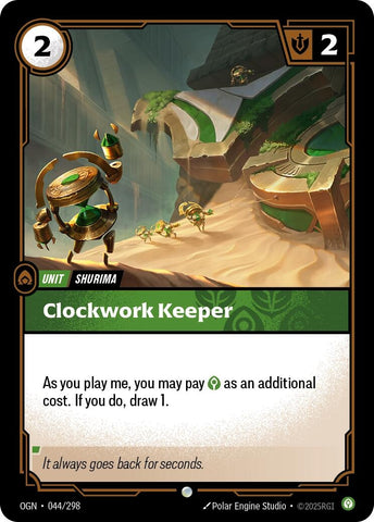 Image for Clockwork Keeper (044/298) (OGN) - Riftbound: League of Legends Trading Card Game