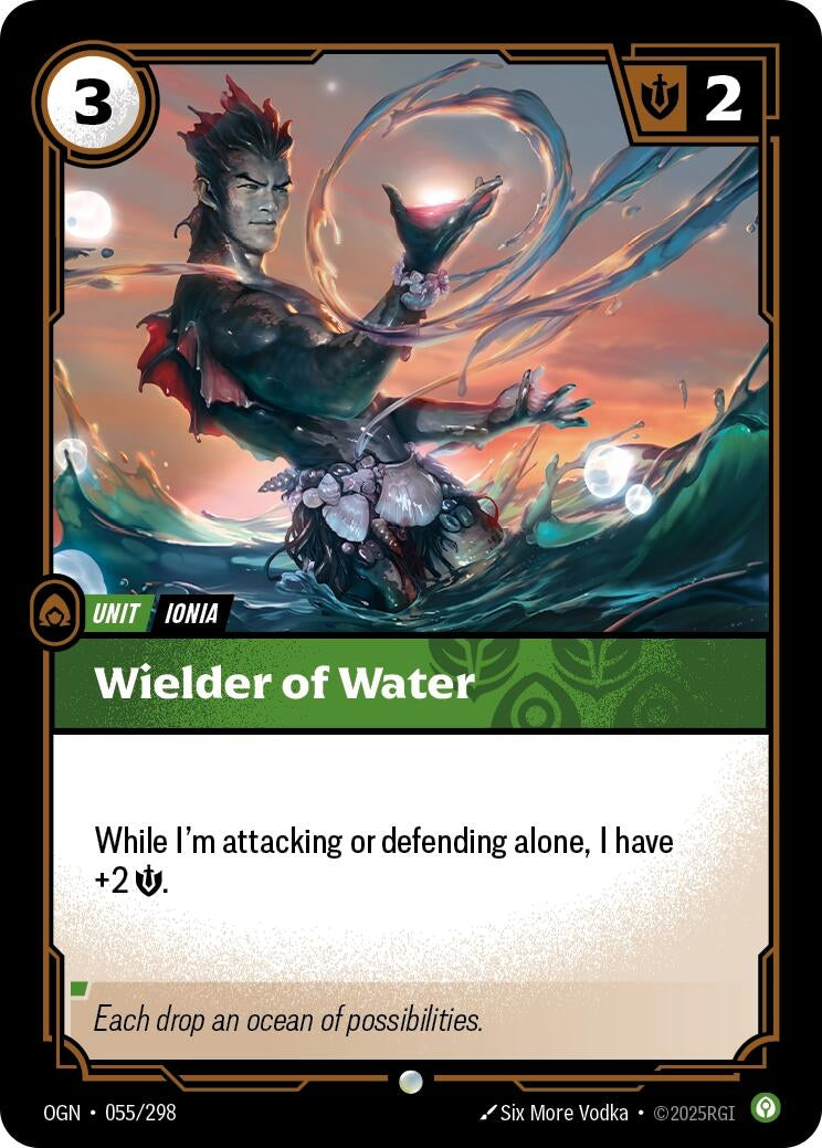 Image for Wielder of Water (055/298) (OGN) - Riftbound: League of Legends Trading Card Game