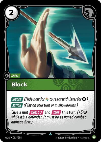 Block (057/298) (Origins) (Uncommon)