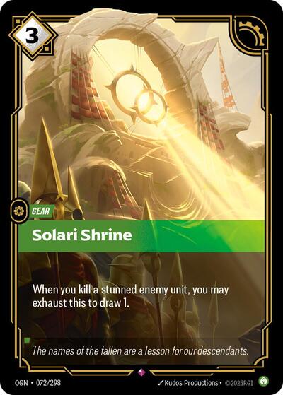 Solari Shrine (072/298) (Origins) (Rare)