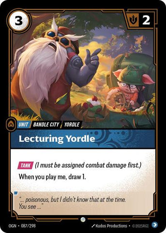 Lecturing Yordle (087/298) (Origins) (Common)