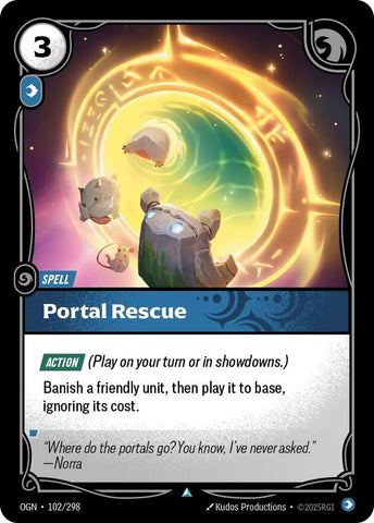 Image for Portal Rescue (102/298) (OGN) - Riftbound: League of Legends Trading Card Game
