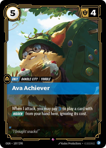Image for Ava Achiever (107/298) (OGN) - Riftbound: League of Legends Trading Card Game
