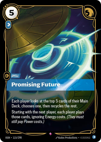 Image for Promising Future (115/298) (OGN) - Riftbound: League of Legends Trading Card Game