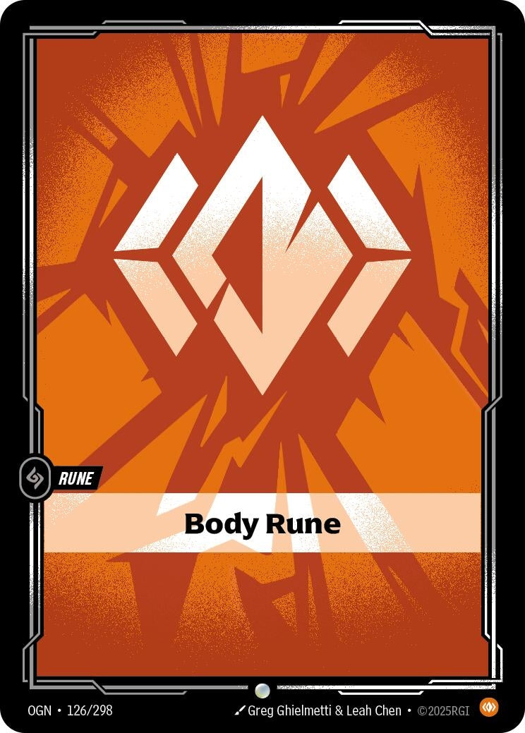Image for Body Rune (126/298) (OGN) - Riftbound: League of Legends Trading Card Game