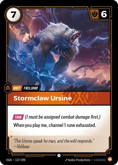 Stormclaw Ursine (137/298) (Origins) (Common)