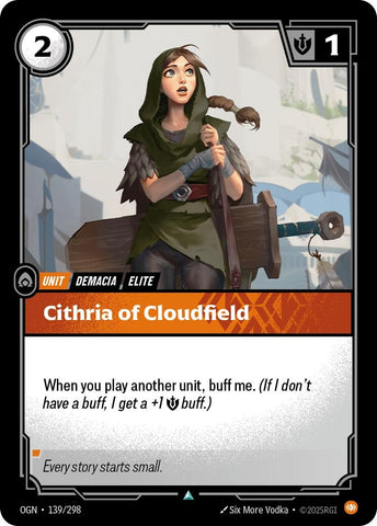 Image for Cithria of Cloudfield (139/298) (OGN) - Riftbound: League of Legends Trading Card Game