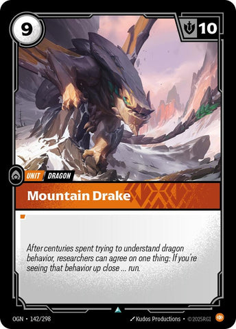Image for Mountain Drake (142/298) (OGN) - Riftbound: League of Legends Trading Card Game