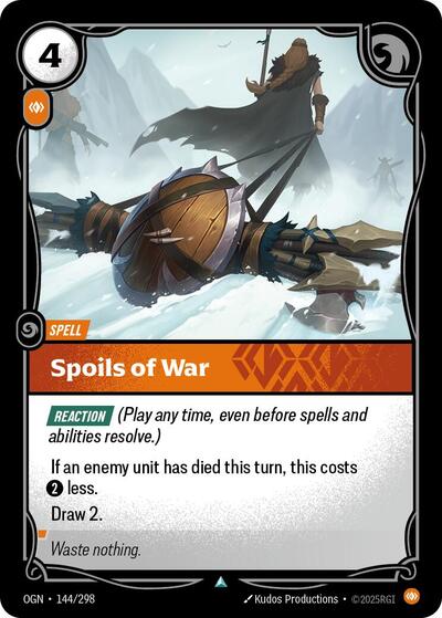 Spoils of War (144/298) (Origins) (Uncommon)