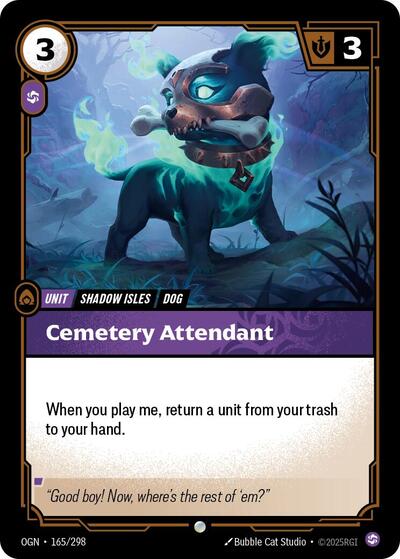 Cemetery Attendant (165/298) (Origins) (Common)