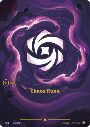 Chaos Rune (166a/298) (Origins) (Showcase)