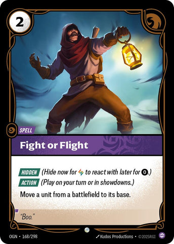 Image for Fight or Flight (168/298) (OGN) - Riftbound: League of Legends Trading Card Game