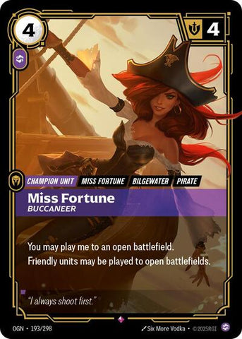 Miss Fortune Buccaneer (193/298) (Origins) (Rare)