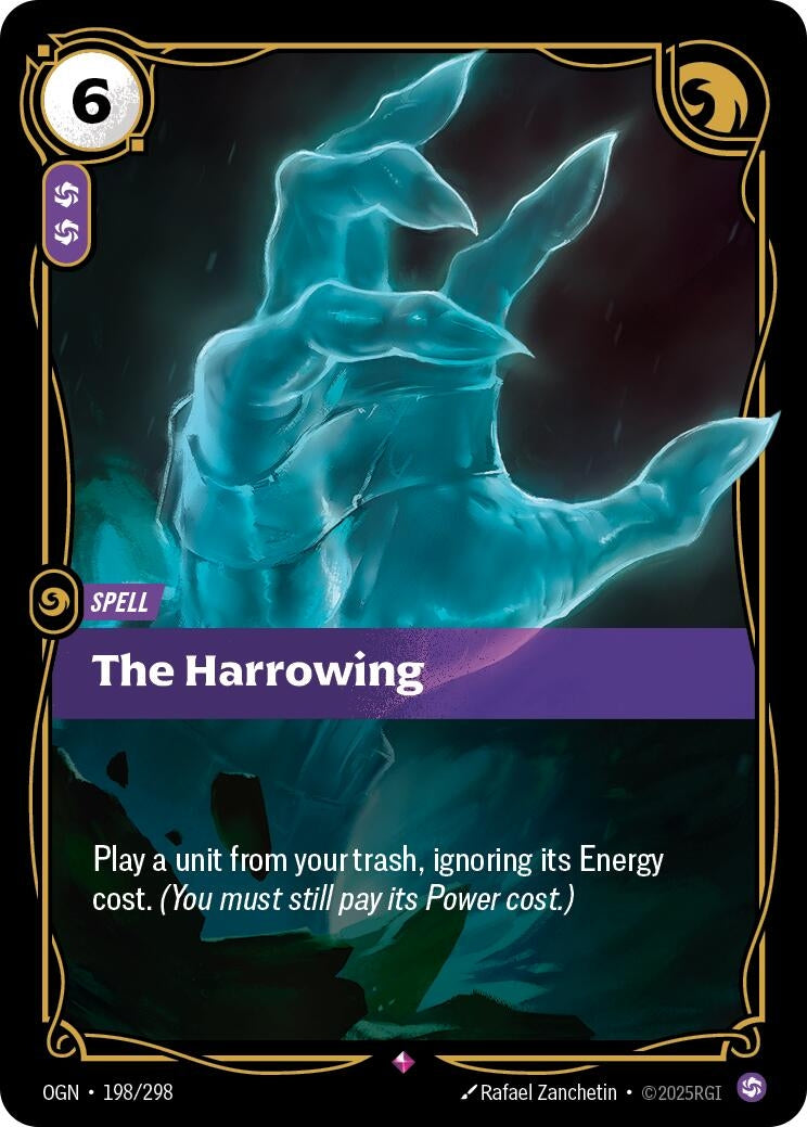 Image for The Harrowing (198/298) (OGN) - Riftbound: League of Legends Trading Card Game