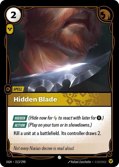 Hidden Blade (213/298) (Origins) (Common)