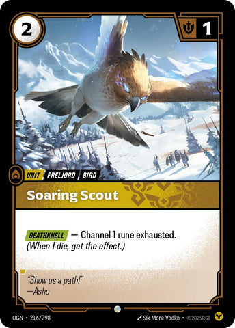 Image for Soaring Scout (216/298) (OGN) - Riftbound: League of Legends Trading Card Game