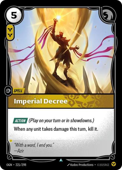 Imperial Decree (221/298) (Origins) (Uncommon)
