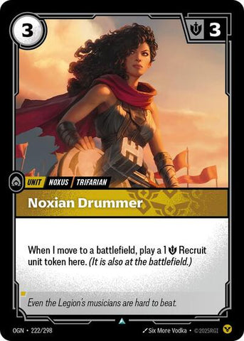 Noxian Drummer (222/298) (Origins) (Uncommon)