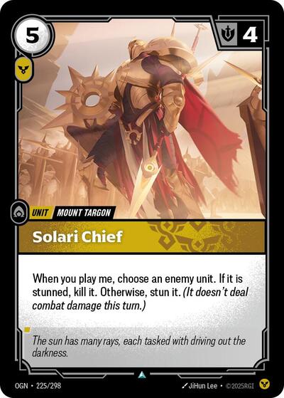 Solari Chief (225/298) (Origins) (Uncommon)