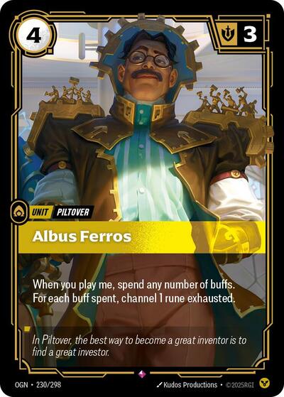 Albus Ferros (230/298) (Origins) (Rare)