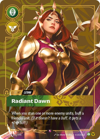 Image for Leona - Radiant Dawn (261/298) (OGN) - Riftbound: League of Legends Trading Card Game