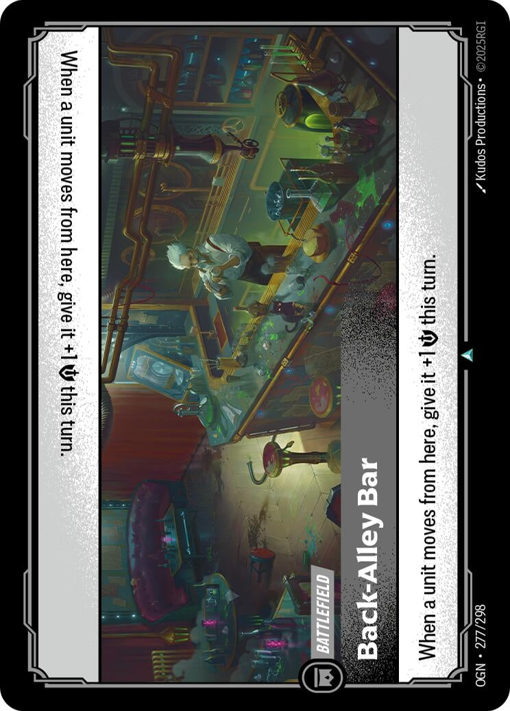 Image for Back-Alley Bar (277/298) (OGN) - Riftbound: League of Legends Trading Card Game