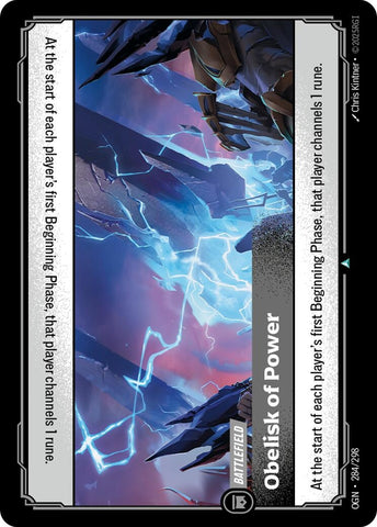 Image for Obelisk of Power (284/298) (OGN) - Riftbound: League of Legends Trading Card Game