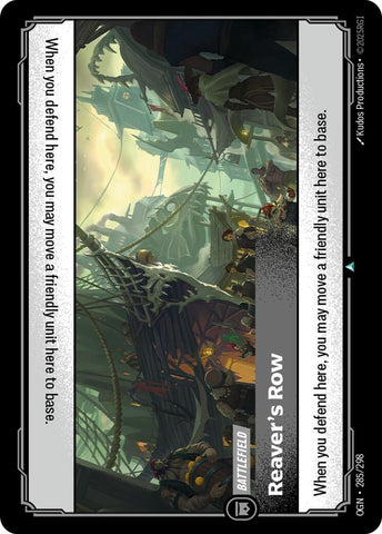 Image for Reaver's Row (285/298) (OGN) - Riftbound: League of Legends Trading Card Game
