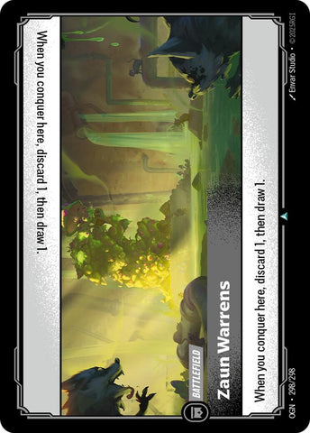 Image for Zaun Warrens (298/298) (OGN) - Riftbound: League of Legends Trading Card Game