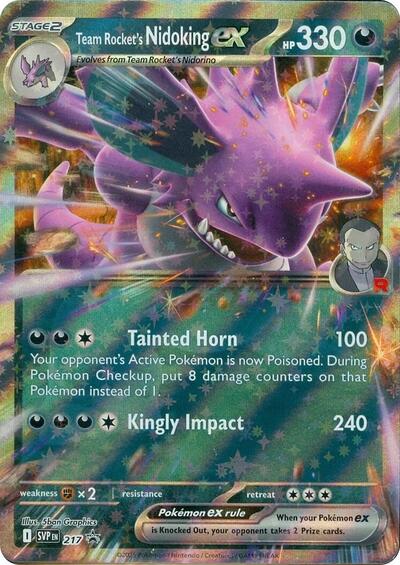 Team Rocket's Nidoking ex - (217) - SV: Scarlet & Violet Promo Cards - (Promo)