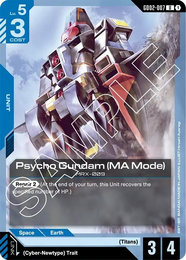 Image for Psycho Gundam (MA Mode) (GD02-007) (Dual Impact) - Gundam Card Game