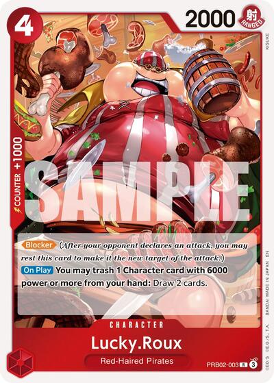 Lucky.Roux - (PRB02-003) - Premium Booster -The Best- Vol. 2 - (Rare)