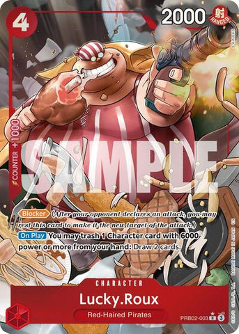 Lucky.Roux - (PRB02-003) - Premium Booster -The Best- Vol. 2 - (Rare)