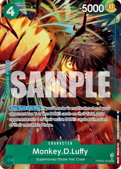 Monkey.D.Luffy - (PRB02-005) - Premium Booster -The Best- Vol. 2 - (Super Rare)
