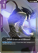 Image for With Iron and Blood (ST05 Release Event) (ST05-013) - Gundam Card Game