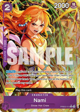Nami - (PRB02-012) - Premium Booster -The Best- Vol. 2 - (Rare)
