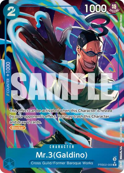 Mr.3(Galdino) - (PRB02-009) - Premium Booster -The Best- Vol. 2(Rare)