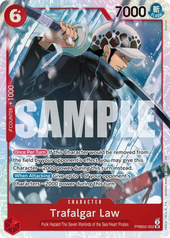 Trafalgar Law - (PRB02-002) - Premium Booster -The Best- Vol. 2 - (Super Rare)
