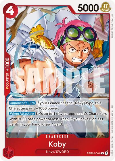Koby - (PRB02-001) - Premium Booster -The Best- Vol. 2 - (Rare)