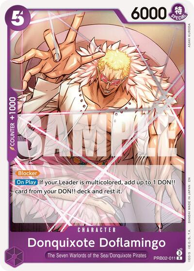 Donquixote Doflamingo - (PRB02-011) - Premium Booster -The Best- Vol. 2 - (Rare)