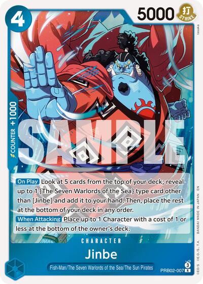 Jinbe - (PRB02-007) - Premium Booster -The Best- Vol. 2 - (Rare)