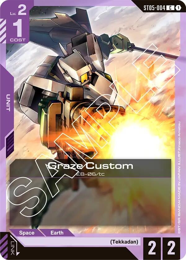 Image for Graze Custom (ST05-004) - Gundam Card Game