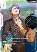 Image for Unforeseen Incident (C+) (ST01-014) - Gundam Card Game