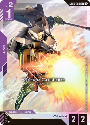 Image for Graze Custom (C+) (ST05-004) - Gundam Card Game